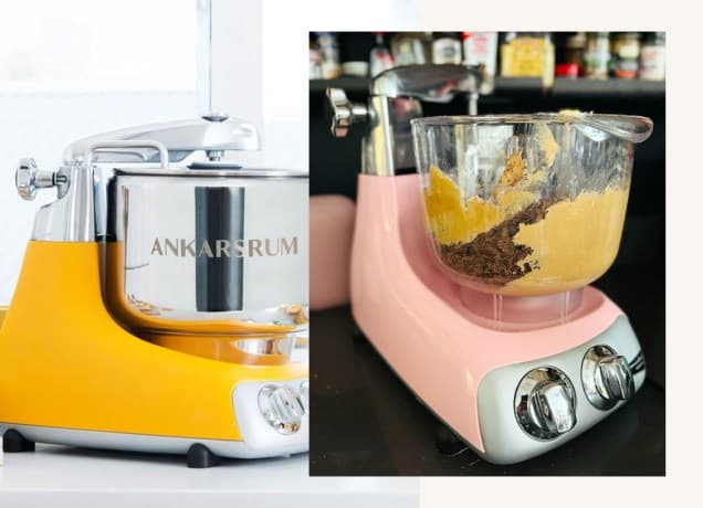 ankarsrum assistent stand mixer review: ankarsrum assistent stand mixers side by side