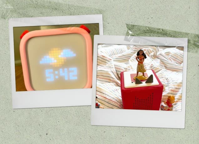 Original photos of the Toniebox vs the Yoto player