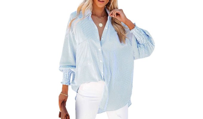 amazon spring fashion button up