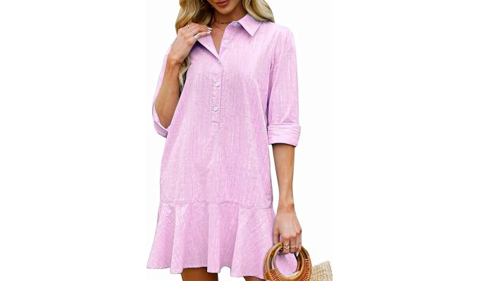 Amazon Spring Fashion 2025: Mini Shirtdress