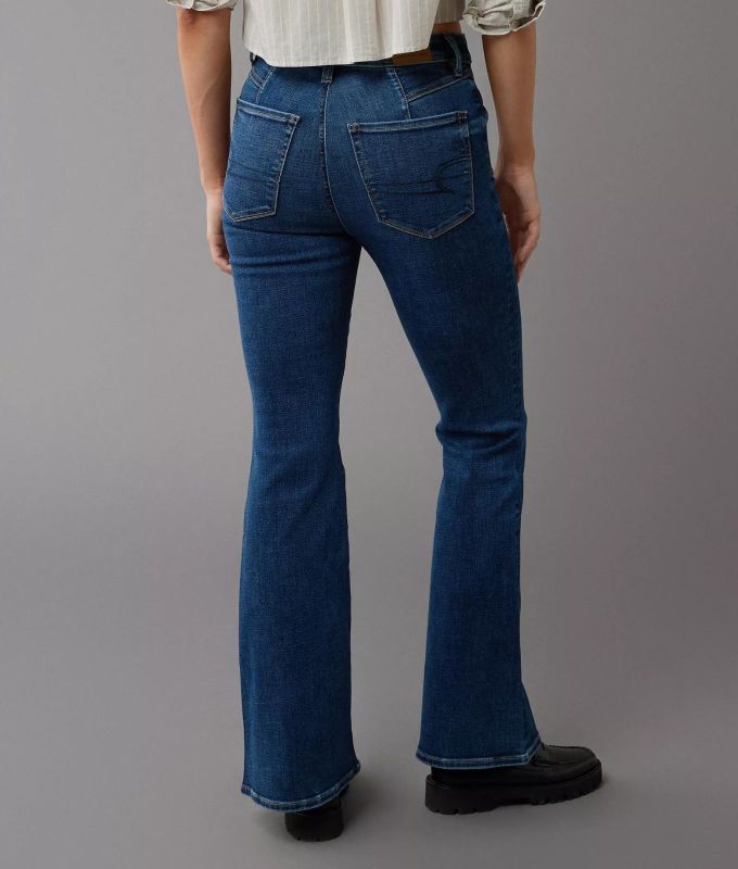 American Eagle Super High Waist Flare Jeans