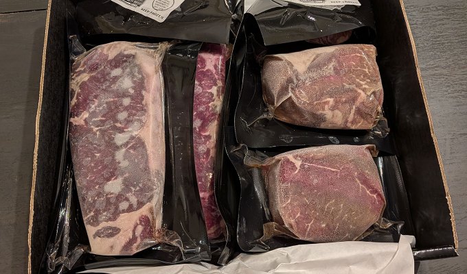 best steak delivery services: chicago steak steak selection in packaging