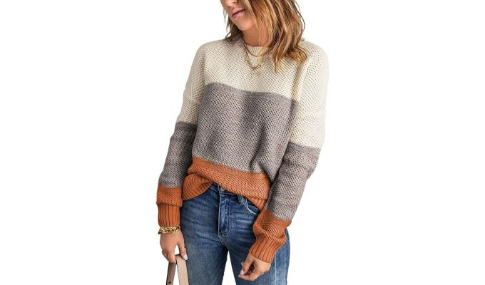 Dokotoo Color Block Sweater