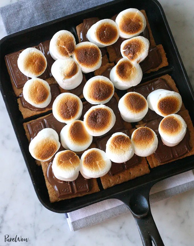 easy snacks to make at home: broiler smores