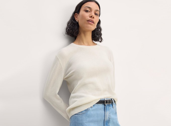 everlane crewneck best cashmere sweaters