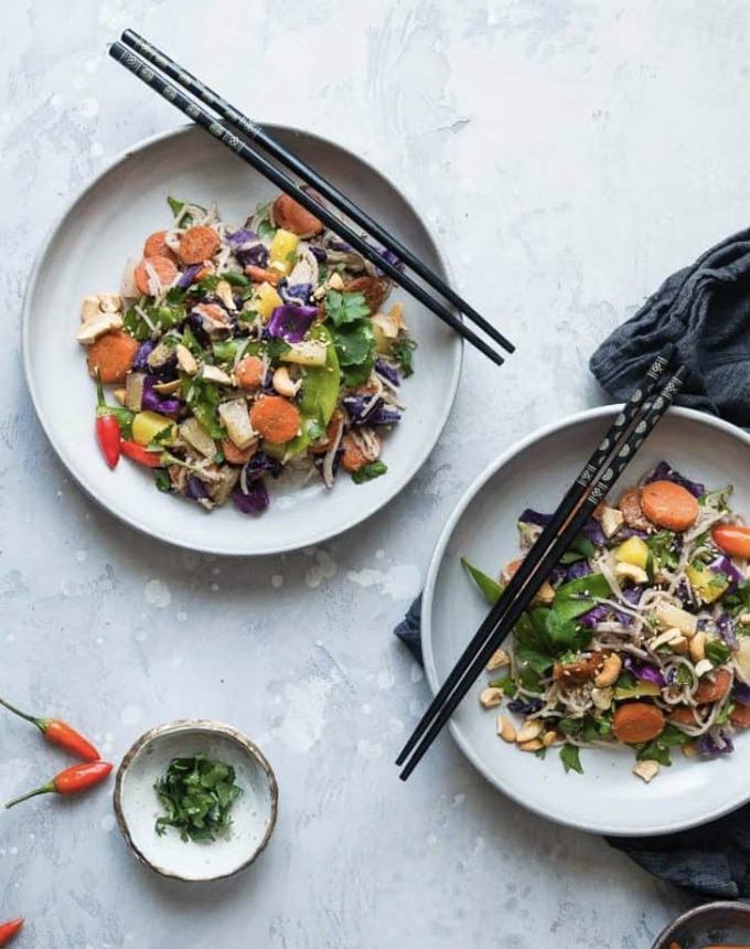 easy dinner party recipes: healthy vegetarian stir-fry