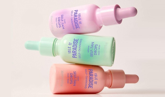 The Isle of Paradise Self-Tanning Face Drops.