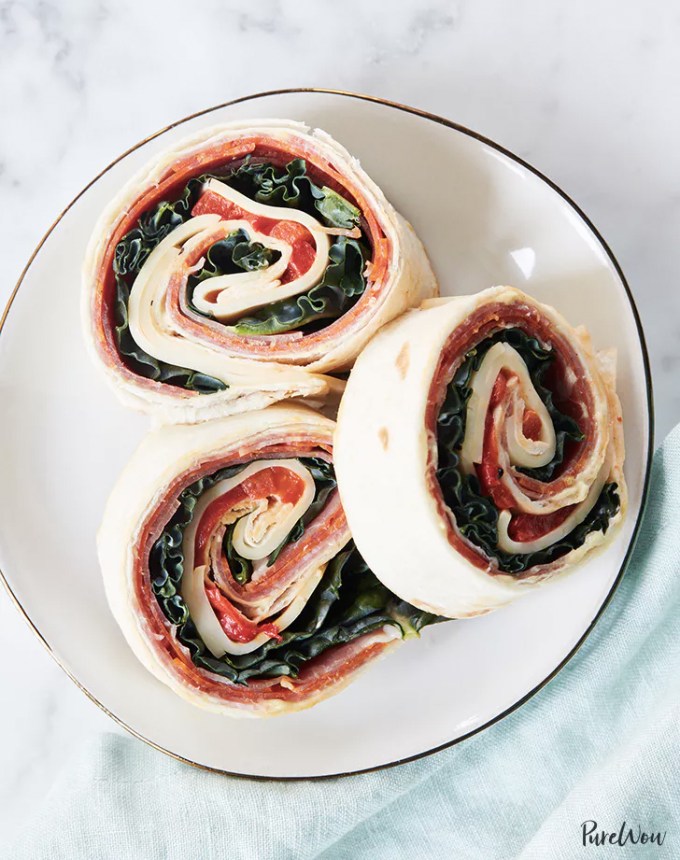toddler dinner ideas: italian deli pinwheel sandwiches