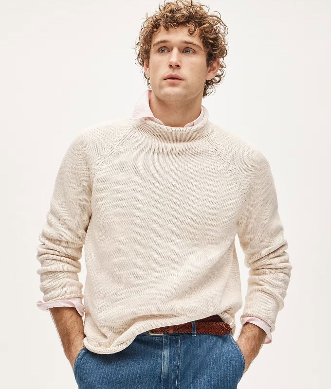 jcrew rollneck sweater mens