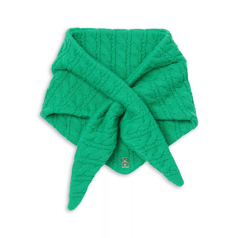 knitted triangle scarf nyc trend sandro