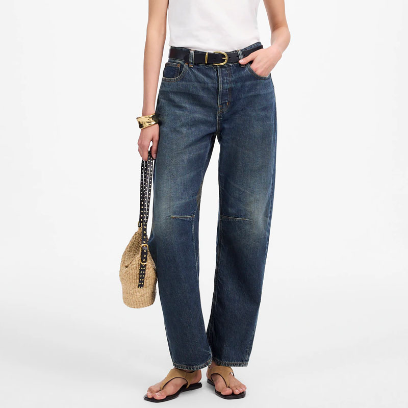 madewell darted barrel jeans