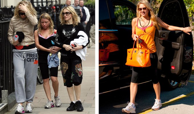 Gwyneth Paltrow, Tracy Anderson, Madonna, Anna Kournikova