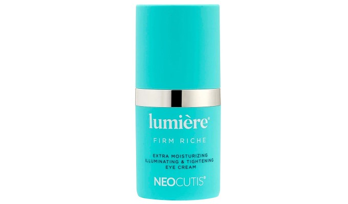 The Neocutis Lumière Firm Riche Extra Tightening Eye Cream.