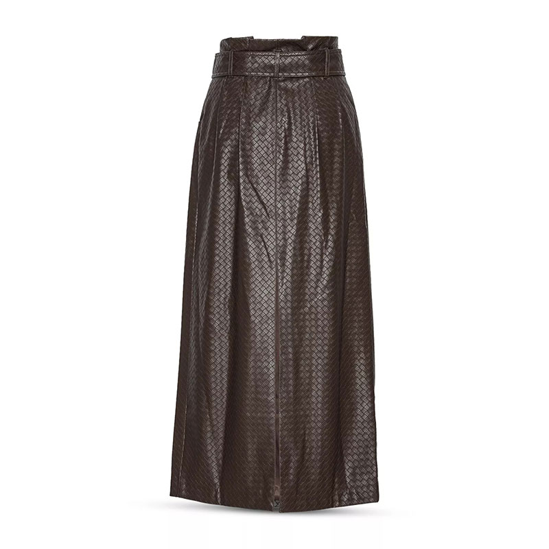 nyfw trends 2026 rotate textured midi skirt