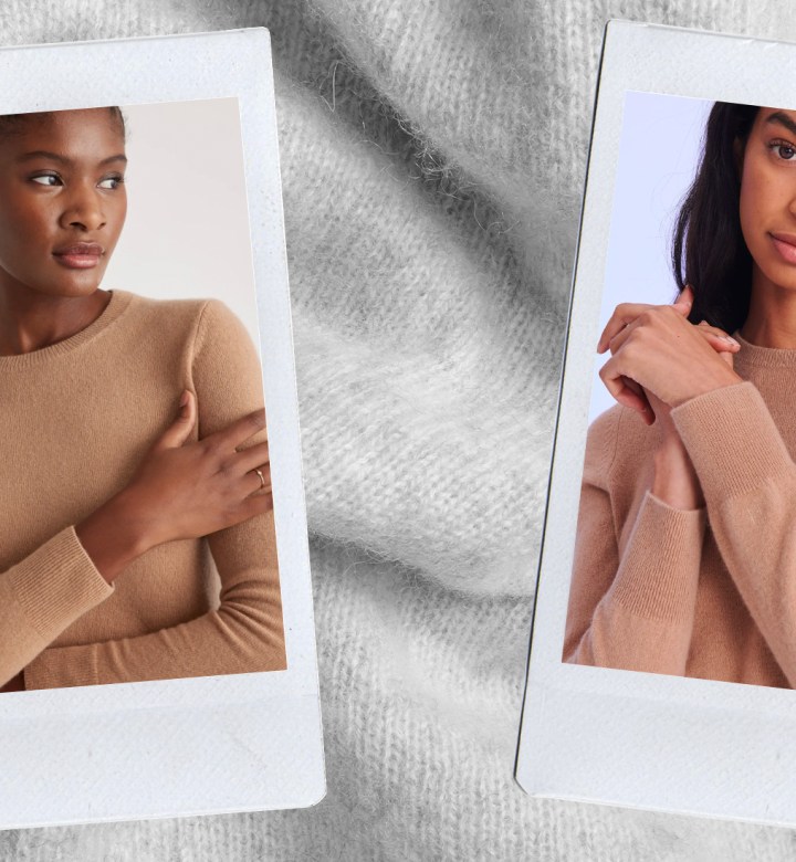 quince vs naadam cashmere sweaters UNI