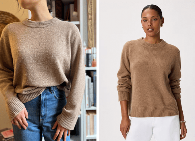quince cashmere guide oversized crewneck