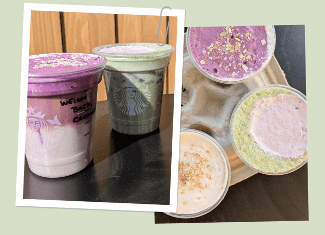 starbucks-spring-menu, featuring lavender, coconut and ube